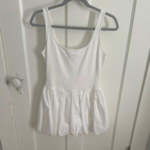 White Bubble Mini Dress (Size Small / US 4)